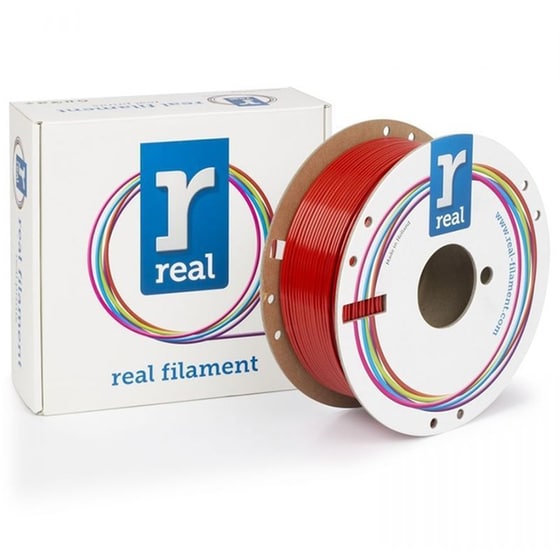 REAL FILAMENTS νήμα 3D εκτυπωτή PETG - 1kg 2.85mm - Κόκκινο image 0