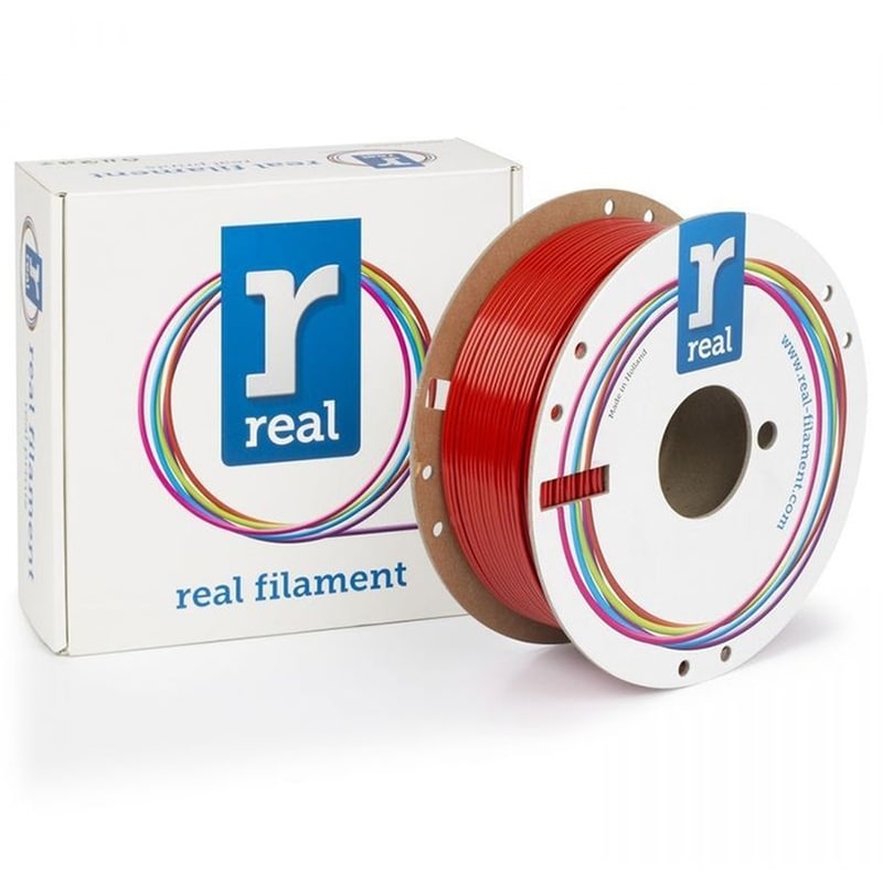 REAL FILAMENTS REAL FILAMENTS νήμα 3D εκτυπωτή PETG - 1kg 2.85mm - Κόκκινο