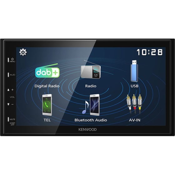 Kenwood DMX129DAB Ηχοσύστημα Αυτοκινήτου 6.8" - Μαύρο image 0