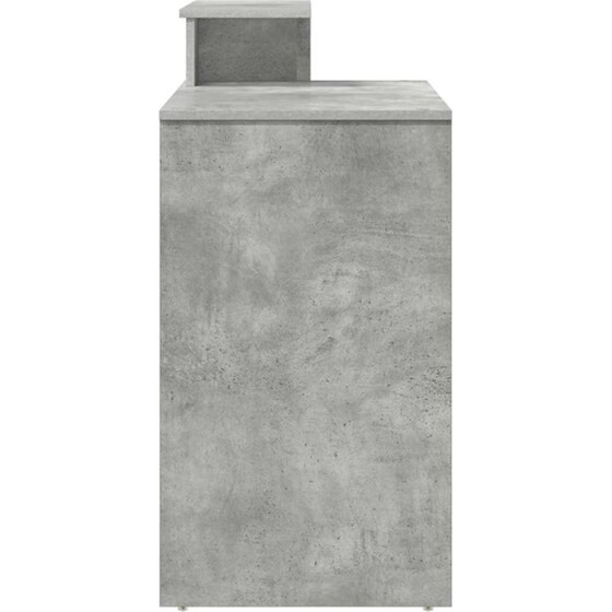 Γραφείο VidaXL από Επεξεργασμένο Ξύλο 120,5x44x88,5 cm - Γκρι Σκυροδέματος image 4