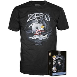 Funko Pop! Boxed Tee: Disney Nightmare Before Christmas - Zero With Cane Black T-shirt (l)