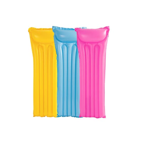 Στρώμα Θαλάσσης Intex Economats 183 cm- Κίτρινο/Μπλε/Ροζ image 0