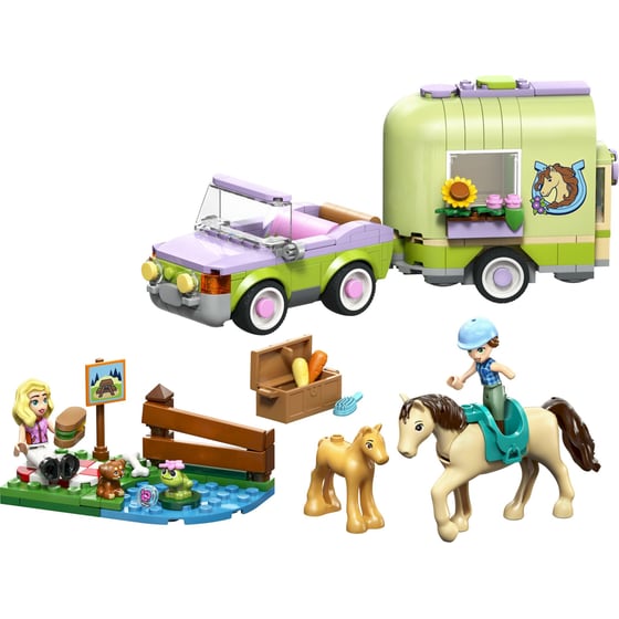 LEGO® Friends Horse & Baby Foal Trailer (42695) image 2