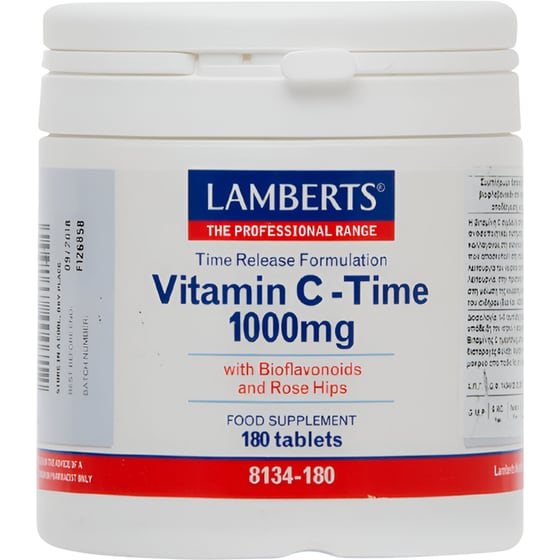 Lamberts Vitamin C Time 1000mg - 180 ταμπλέτες image 0