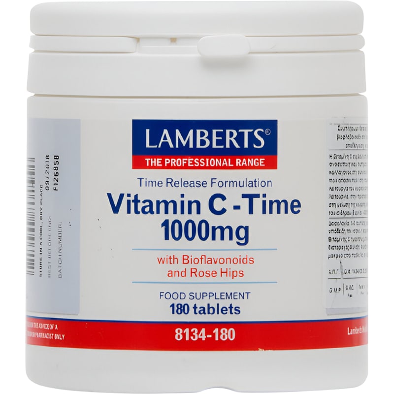 Lamberts Vitamin C Time 1000mg - 180 ταμπλέτες