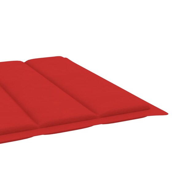 Ξαπλώστρα VidaXL από Μπαμπού 200x130x24-87 cm - Κόκκινη/Καφέ image 8