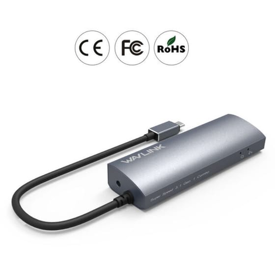 Wavlink Superspeed Usb-c 4-port Hub With Gigabit Ethernet image 3