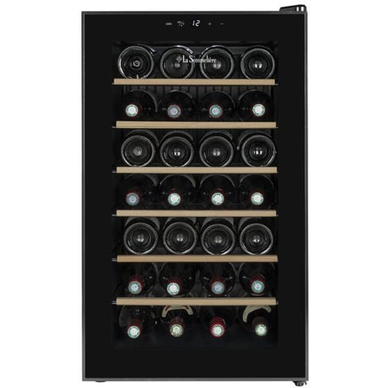 LA SOMMELIERE 28 SILENCE για 28 Μπουκάλια Μαύρο Συντηρητής Κρασιών image 3