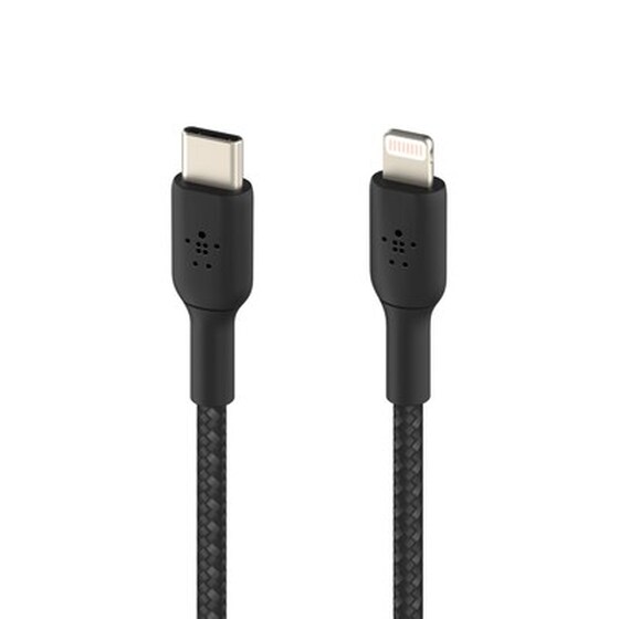 Καλώδιο δεδομένων Belkin Braided Lightning to Usb-C 1m - Black image 1