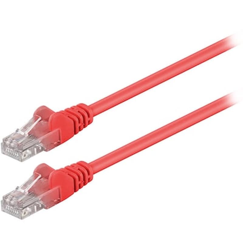 GOOBAY Καλώδιο Goobay 68339 U/UTP Cat.5e 0.5m Red