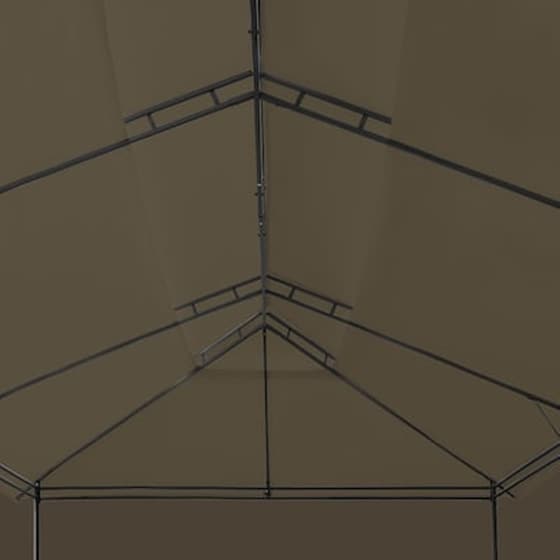 Vidaxl Κιόσκι Με Κουρτίνες Taupe 600 X 298 X 270 Εκ. 180 Γρ./μ² image 2