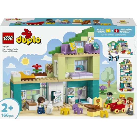 LEGO® DUPLO® Town 3 σε 1 Μοντέρνα Μονοκατοικία με Φιγούρες (10470) image 0