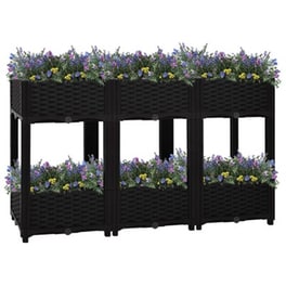 Vidaxl Ζαρντινιέρα 120 X 40 X 71 Εκ. Από Πολυπροπυλένιο