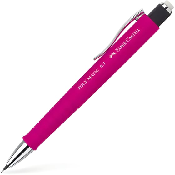 Μηχανικό Μολύβι Faber Castell Polymatic με Γόμα B Φούξια image 0