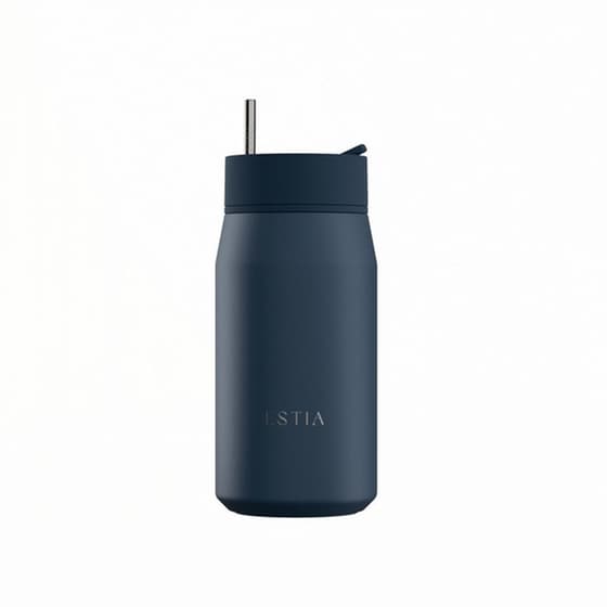 Μπουκάλι Θερμός Estia Lens Save The Aegean Indigo με Καλαμάκι 360 ml image 0