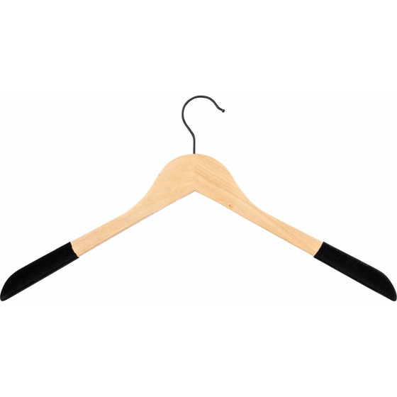 Κρεμάστρες Ρούχων Spitishop Ξύλινες 2Τμχ - Μπεζ image 1