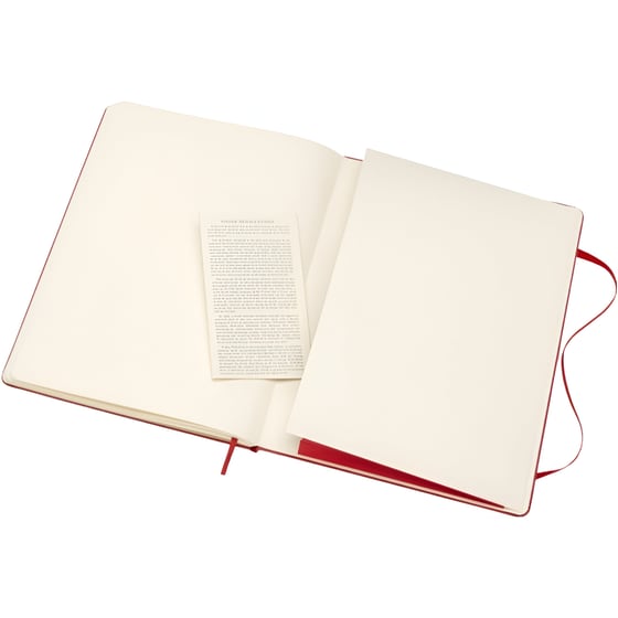 Σημειωματάριο Moleskine Scarlet Plain Κόκκινο XL (1 Τεμάχιο) image 1
