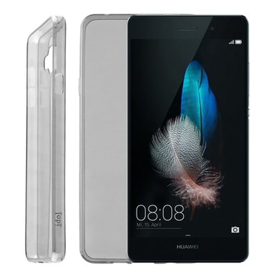 Θήκη Huawei P8 Lite - Idol 1991 Ultra Thin TPU - Διάφανο Γκρι image 0