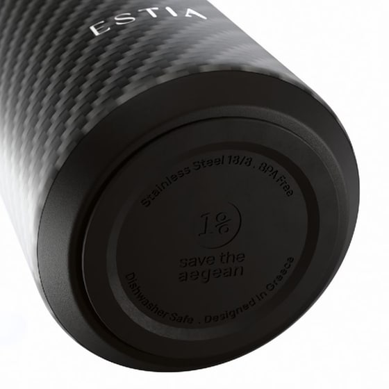Μπουκάλι Θερμός Estia Save The Aegean Flow Carbon Fibre 500ml image 1