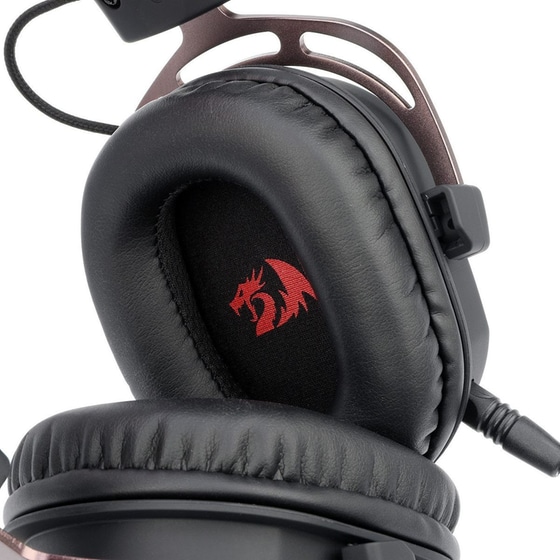 Redragon H710 Helios Gaming Ενσύρματα Ακουστικά USB με RGB Φωτισμό - Μαύρα image 5
