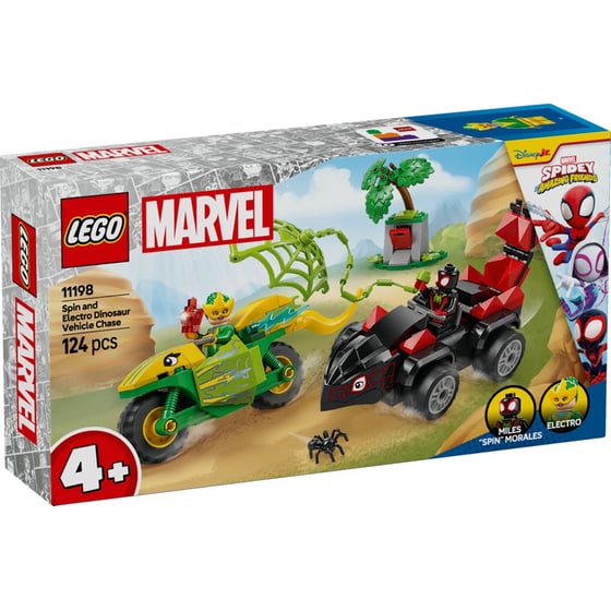 LEGO® Marvel Spin and Electro Dinosaur Vehicle Chase (11198) image 0