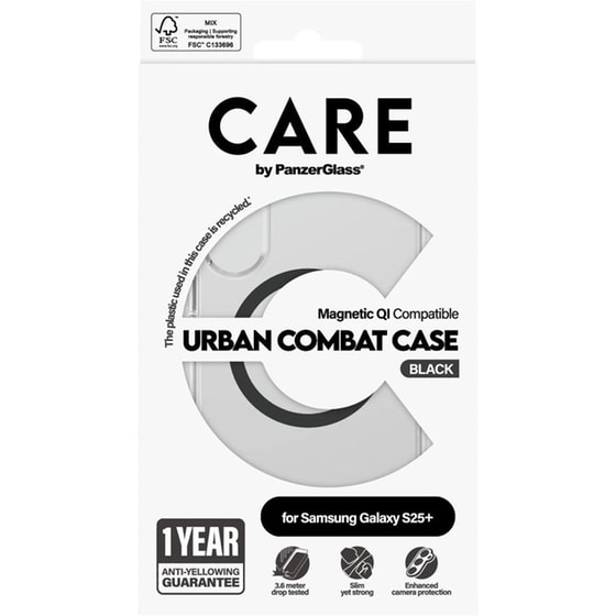 Θήκη Samsung Galaxy S25+ - Panzerglass Urban Combat -Transparent image 3