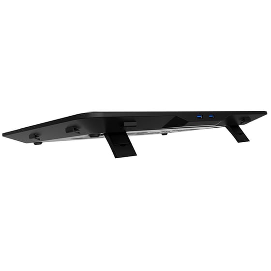 Βάση Laptop Cooler Deepcool 17.3" N80 RGB LED Μαύρο image 2