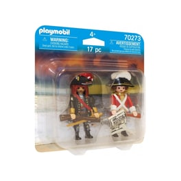 PLAYMOBIL® Pirates Duo Pack Πειρατής και Λιμενοφύλακας (70273)