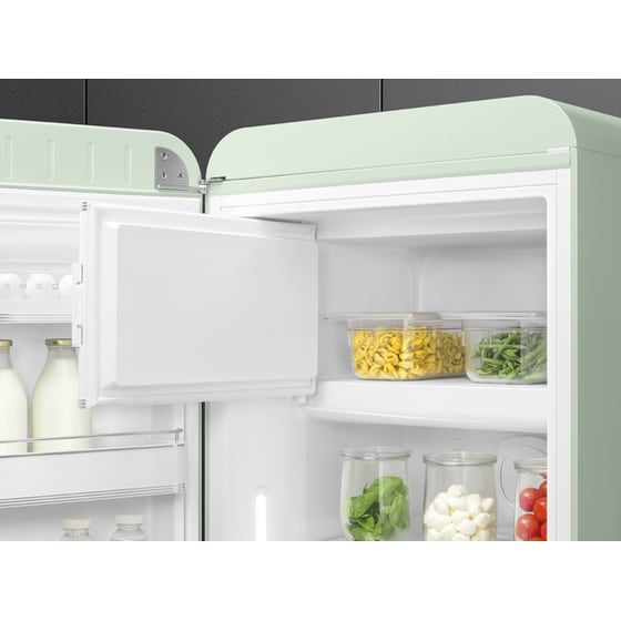 SMEG FAB28LPG5 270 Lt Παστέλ Πράσινο Μονόπορτο Ψυγείο image 5