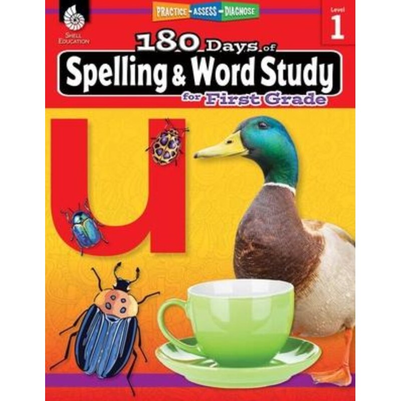 180 Days of Spelling and Word Study for First Grade: Practice, Assess, Diagnose 1723979