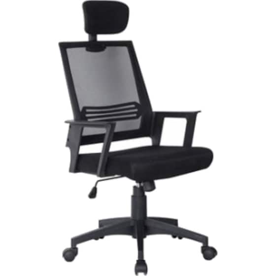 Πολυθρόνα Διευθυντή 24Mall BF2008 από Ύφασμα Mesh - Μαύρη image 0