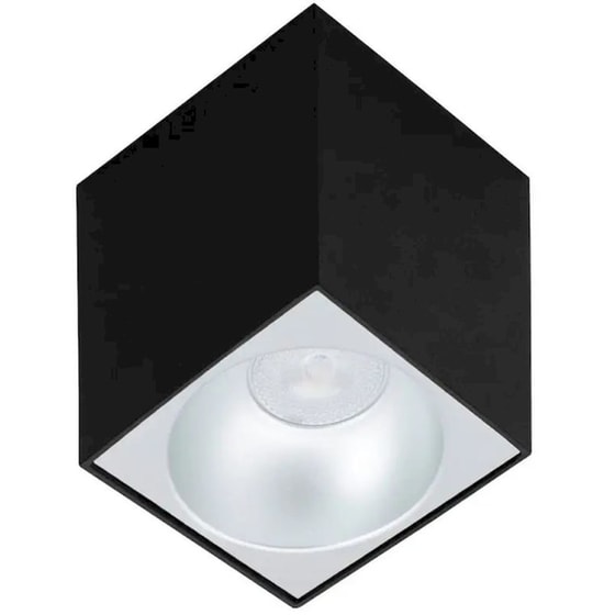 Σποτ Μονόφωτο Viokef Led Sq Jhonny 4240701 από Αλουμίνιο - Μαύρο image 0