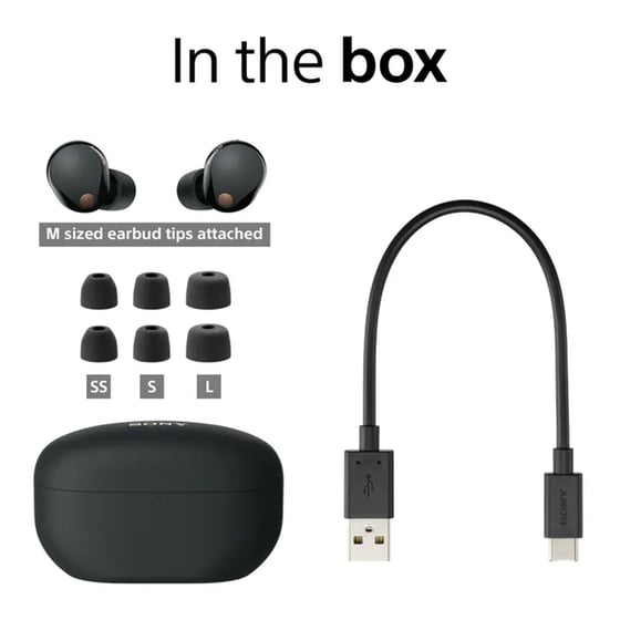 Ακουστικά Bluetooth Sony WF-1000XM5 - Μαύρα image 9