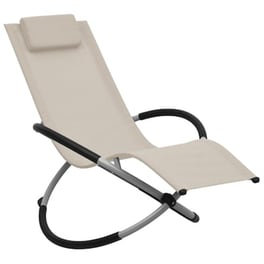 Ξαπλώστρα Παιδική VidaXL από Ατσάλι 121x60.5x59.5 cm - Κρεμ