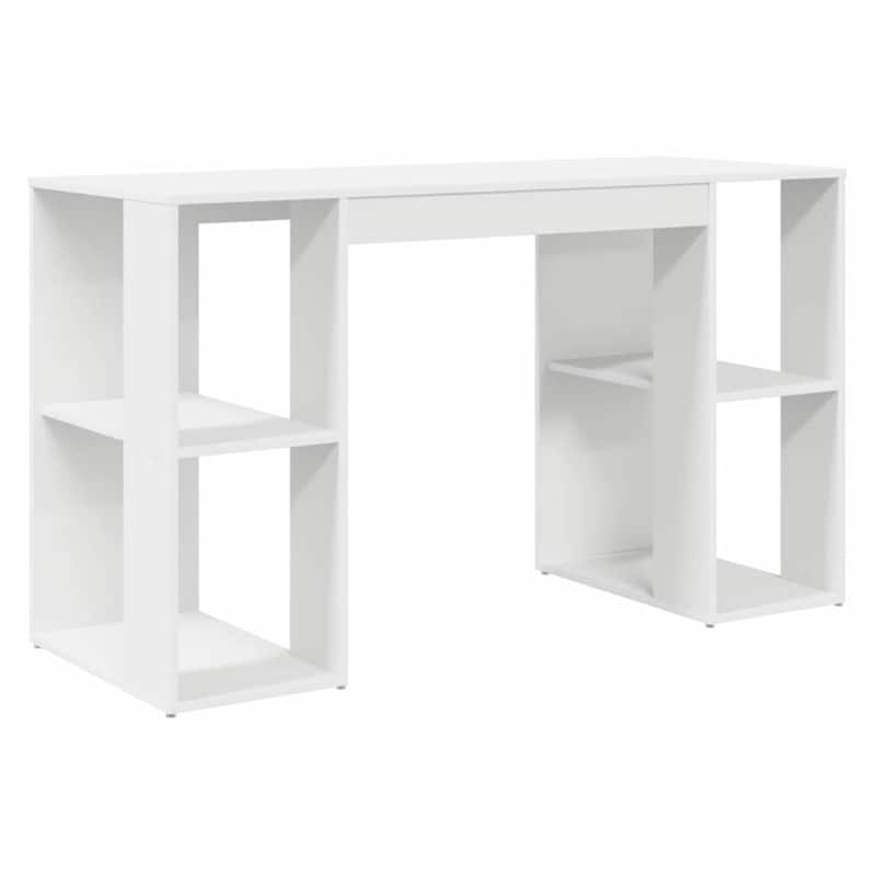 Γραφείο VidaXL από Επεξεργασμένο Ξύλο 130x50,5x75 cm - Λευκό