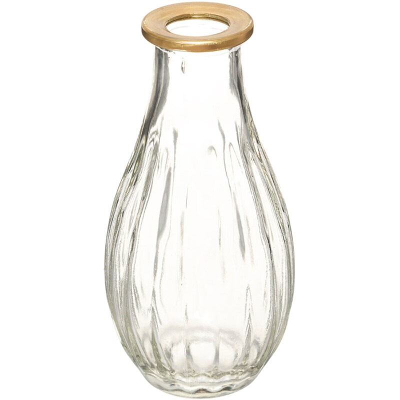 Διακοσμητικά Βάζα Spitishop Γυάλινο 3Τμχ 7x14cm - Διάφανο