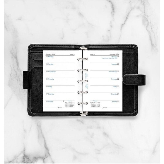 Ανταλλακτικά Φύλλα Ημερολογίου Filofax 2026 Eng. Mini Εβδομαδιαίο σε Σελ. image 3