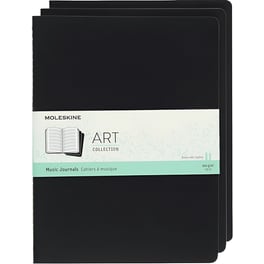 Σημειωματάριο Moleskine Art Music Cahier XL Μαύρο (1 Τεμάχιο)