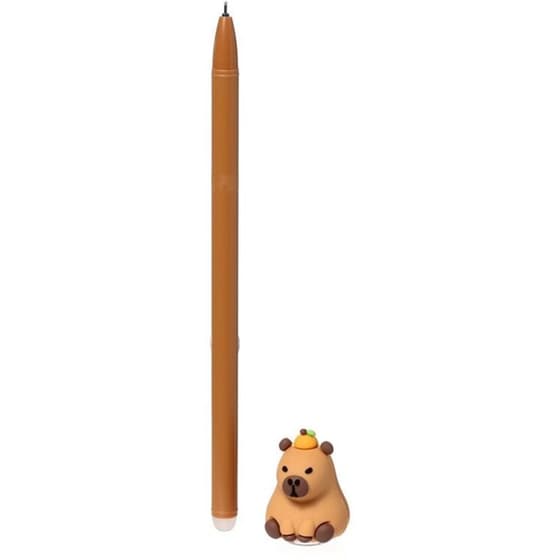 Στυλό Διαρκείας Puckator με Γόμα Topper Capybara (1 Τεμάχιο) image 4