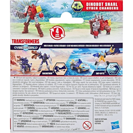Hasbro Φιγούρα Transformers Cyberworld Cyber Changers Quick Change 1 Τμχ - Τυχαία Επιλογή Σχεδίου (G07465) image 9