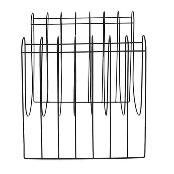 Θήκη Περιοδικών Home Deco Factory Hd2286 Μεταλλική 32x33x26 cm - Μαύρο image 2