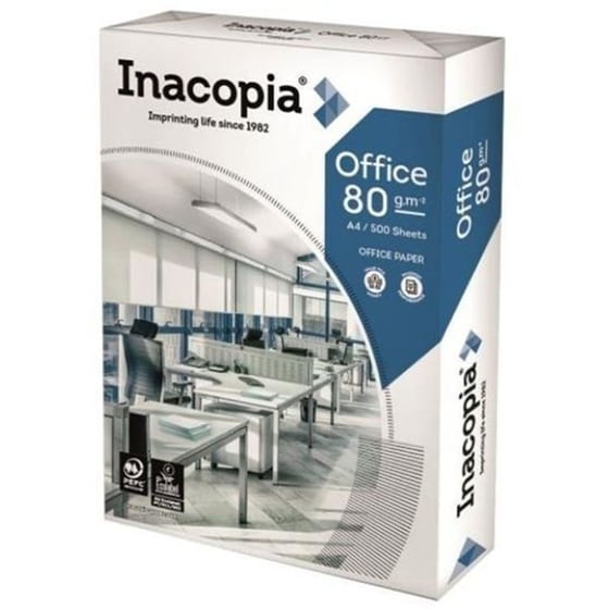 Inacopia Office Χαρτί Εκτύπωσης A4 80gr 500 Φύλλα image 0