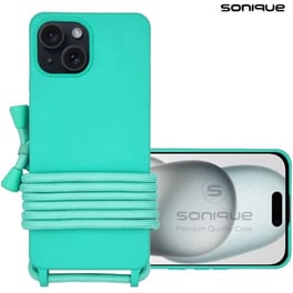 Θήκη  Apple iPhone 15 - Sonique Με Κορδόνι Carryhang - Γαλάζιο