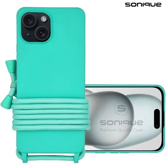 Θήκη  Apple iPhone 15 - Sonique Με Κορδόνι Carryhang - Γαλάζιο image 0