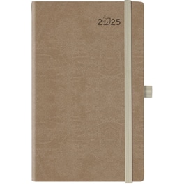 Ημερολόγιο Ημερήσιο 2025 Θεοφύλακτος 12M Ivory 13x21 cm Bio Πράσινο Μπεζ