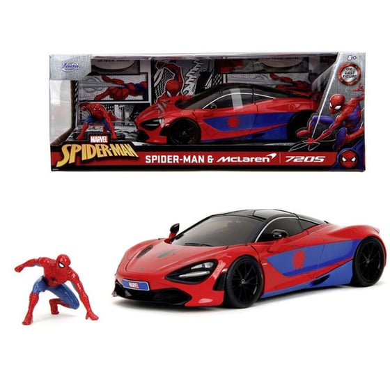 Αυτοκίνητο Jada Marvel Spider-Man McLaren 720S 1:24 image 1