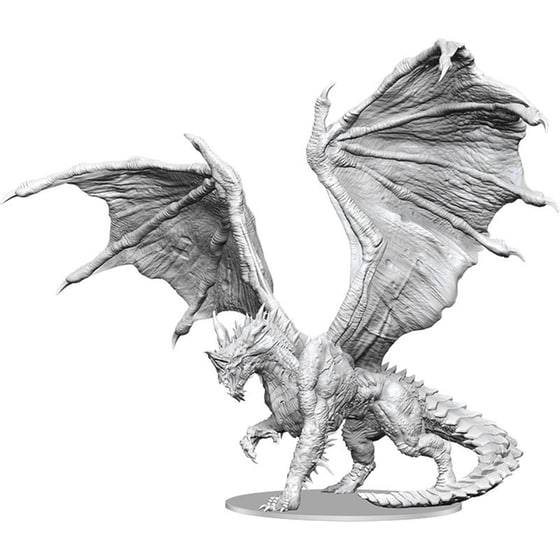 Nolzur's Mini Adult Blue Dragon Dungeons & Dragons WIZKIDS image 0