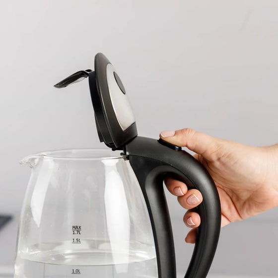 Βραστήρας TAURUS AROA GLASS 2200 W 1.7 L Ασημί/Μαύρο image 6