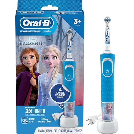 Ηλεκτρική Οδοντόβουρτσα ORAL-B VITALITY FROZEN 2 για Παιδιά 3+ Γαλάζιο image 3