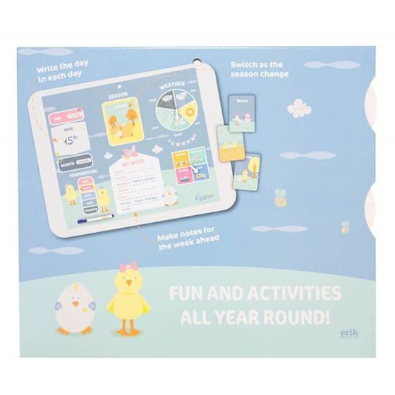 Ημερολόγιο Τοίχου Erik Εβδομαδιαίο Το Πρώτο Μου Ημερολόγιο image 1